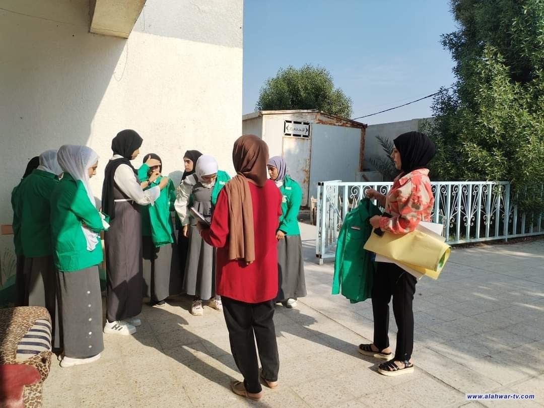 بيئة ذي قار تنفذ حملة تشجير في المدارس